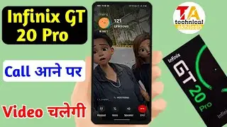 infinix gt 20 pro incoming call background video, infinix gt 20 pro caller id video setting
