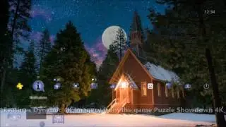 4K Snowy Chapel PS4 Dynamic Theme