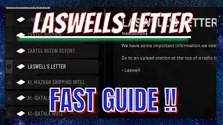 DMZ Season 4 *LASWELLS LETTER* Black Mous Tier 1 *STORY MISSION* Fast Guide !!