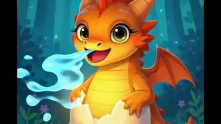Baby Dragon Sneezes Fire & Makes Marshmallow | AI Animation