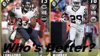 Who's a better budget back? Gold Jeremy Langford or Latavius Murray...Lets find out | Madden 17