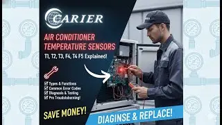Carrier AC Sensor Troubleshooting, Diagnosis & Resistance (Room, Coil, Discharge, Ambient Sensors)
