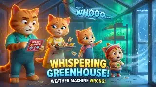 The Max Farm Cat Family   Whispering Winter Greenhouse! ❄️🌿🌱 Weather Machine Mix Up + Save the Seeds