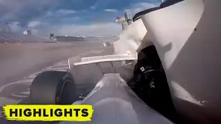 Watch Practice Run Crash before Autonomous Racecar Challenge!