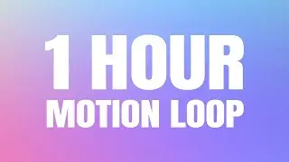 Hue Shift in Pastel Light for 1 hour - relaxing motion loop