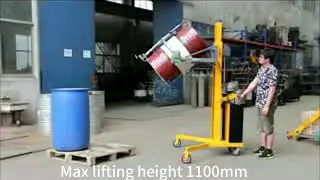 DTF300 semi electric drum dumper