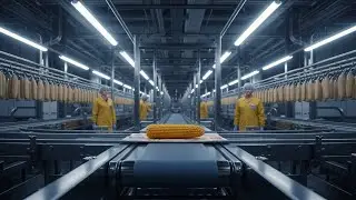 Inside a Modern Corn Milk Factory From Fresh Corn to Bottled Sweet Corn Milk Full Process)