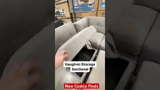 New Storage Sectional at Costco this week! Tons of storage - under every seat and the ottoman!!