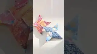 How to Make an Easy Origami Shuriken ⭐ Ninja Star (Japanese Origami)