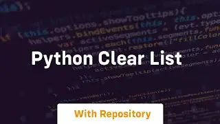 python clear list