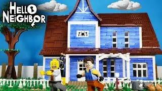 Lego дом привет соседа 1 акт анимация.lego house hello neighbor first act animation
