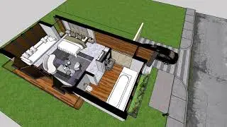DesignVilla - SmallHome - RetreatHouse - 9mx6m #smallhome #affordablehome #freehomedesign