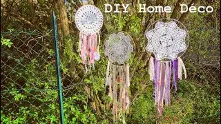 Tuto attrape-rêve en recyclant nos napperons 🌸 | DIY Home Déco