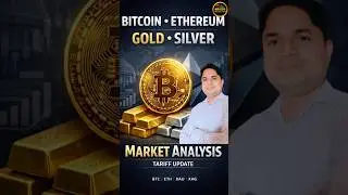 Bitcoin, Ethereum, Gold & Silver Analysis | Trump Tariff Impact | BTC ETH XAU XAG #techhelpinhindi