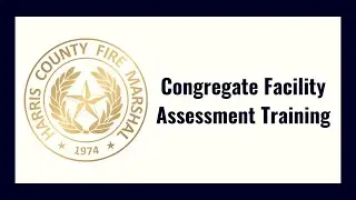 Congregate Facility Assessment Training