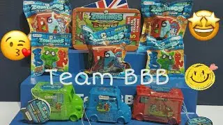 Unboxing lots of ZOMLINGS Series 5! Z games collectors tin blind bags towers cars!