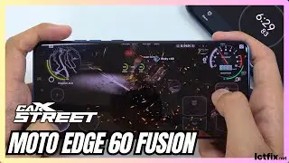 Motorola Edge 60 Fusion CarX Street Gaming test | Dimensity 7400, 120Hz Display