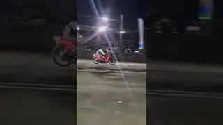 drag bike ngo 402m wave 125 crash top speed
