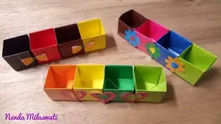 Cara Membuat origami kotak Box  ||  How to Make an origami Box