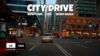 CITY DRIVE Bondi Beach | Riverwood → CBD | Sydney  4K HDR 