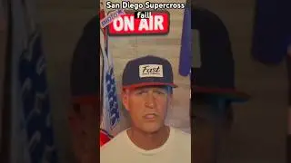 BIG Supercross fail! 🏖️ #supercross ￼