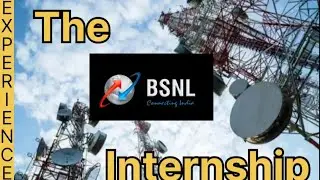 The BSNL Internship #bsnl#internship #telecommunication#trichy #chennai#singapore #bsnlnetwork #new