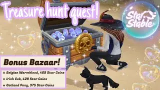 New Treasure Hunt Quest and Bonus Bazaar! | Star Stable Online ✨🐴 New Update