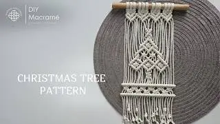 🎄 How to Macrame a Beautiful Christmas Tree Wall Hanging | Step-by-Step DIY Pattern