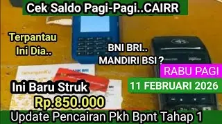 HASIL CEK SALDO PKH BPNT TAHAP 1 RABU 11 FEBRUARI 2026 NAH INI DIA HASILNYA CAIRR