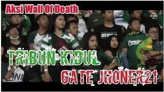 Wall of Death BONEK Tribun Kidul vs BONEK Gate Jhoner 21 | Persebaya vs Bali United
