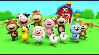 Animals on the farm and sounds /Children Learning songs / Mimi melody