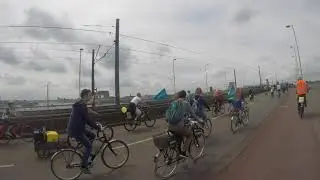 Fahrradsternfahrt Köln 2018 Deutz zum Startpunkt