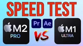 Apple M2 mini PRO vs M1 Ultra : Adobe AE & PR Export/Render Tests