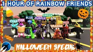 1 HOUR of HALLOWEEN Rainbow Friends *Halloween SPECIAL!!!* 🎃👻 (Rainbow Friends) Ch 1 and 2