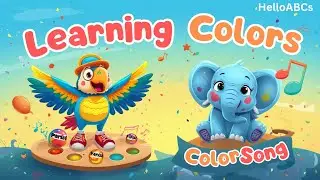 Color Song For Kids | Learn Colors | Preschool & Toddlers Learning Video @HelloABCs #colorsforkids 