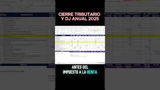 👨🏻&zwj;💻CIERRE TRIBUTARIO Y DECLARACI&Oacute;N JURADA ANUAL📈#parte2
