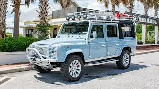 CUSTOM DEFENDER 110 Soft-Top with Roof Rack and SUPERCHARGED LT4 Engine | ECD Automotive Design