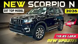 New Mahindra Scorpio N Z8T Top Variant 2026🔥 | Scorpio N On Road Price | Detail Review |