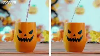Halloween Themed Stainless Steel Insulated Wine Mug