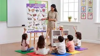 Sports & Music Instruments Chart for Kids 🏀🎸 | Reversible Educational Wall Poster