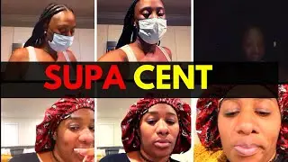Supa cent instagram live with her bestie | 10 july 2022