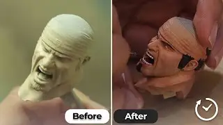 Painting a 3D Printed Marcus Fenix: Entire Process (Summary)
