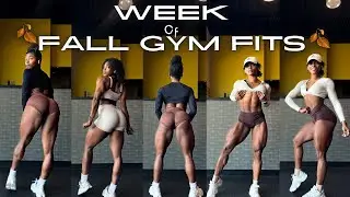 A Week Of Fall Gym Fits 🍂| affordable gym clothes