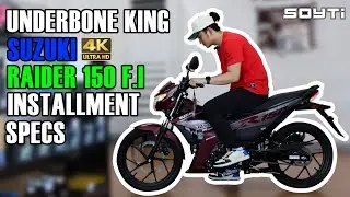 UNDERBONE KING RAIDER 150 F.I INSTALLMENT PRICE SPECS