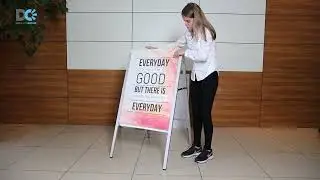 Double-Sided A-Frame Sandwich Board Sidewalk Sign