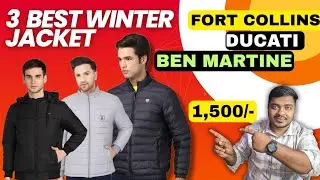 3 Best Winter Jacket Under 1500/- 🥶 FORT COLLINS, DUCATI and BEN MARTIN Winter Jacket Review 