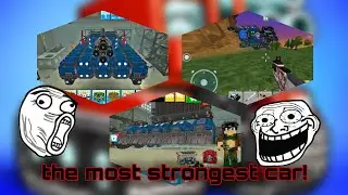 the most strongest car in blocky cars online!