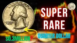 U.S. quarter worth $256,000.00 dollar coin  #silverdollar #coins #money #dimes