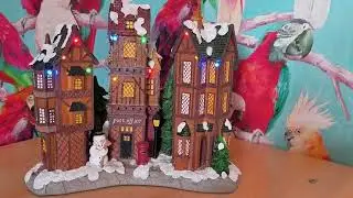 Christmas village scene light up, I am selling on eBay unique-username