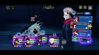 Jujustu Kaisen Phantom Parade - Trying the new dps check boss with Awekened Satoro Gojo